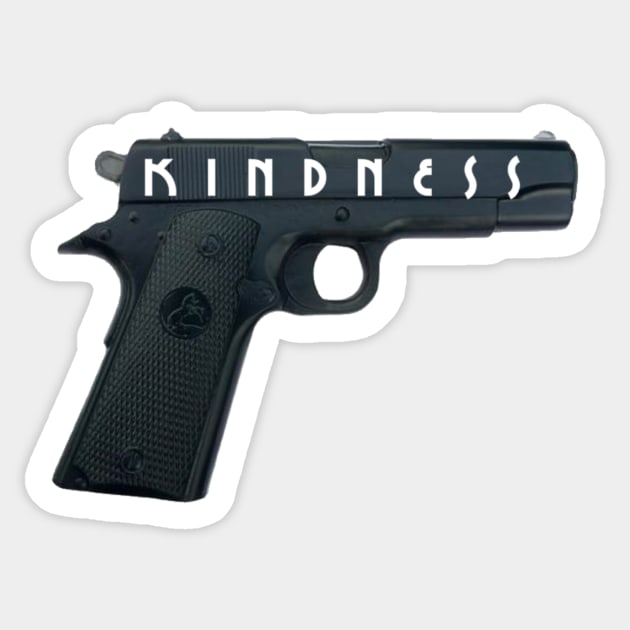 Kill em with kindness Sticker by MattisMatt83